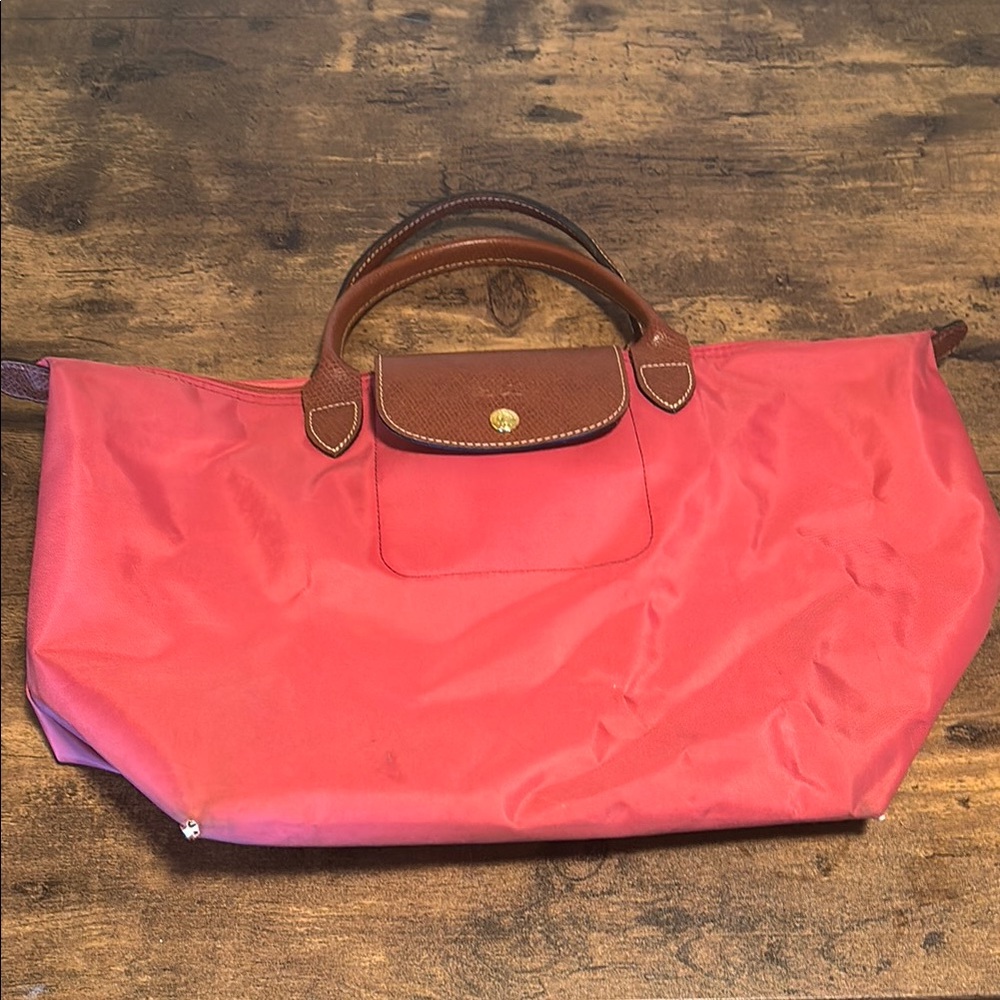 Longchamp Pink Tote Bag